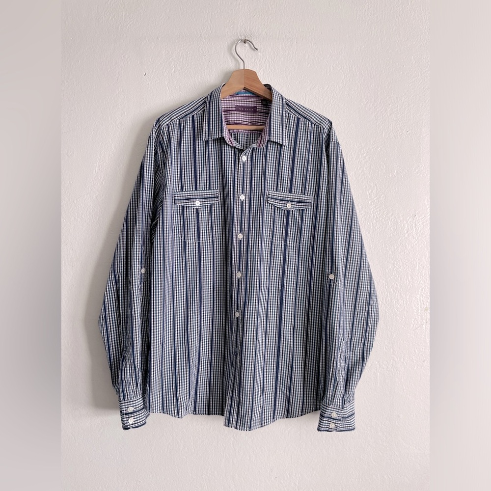 TED BAKER Tab Sleeve Button Up